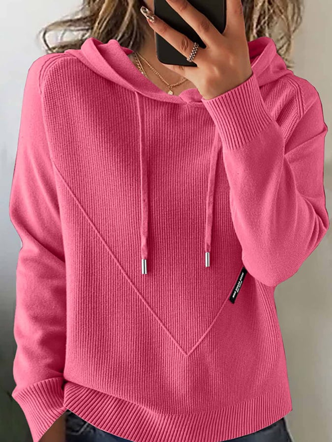 Women's long sleeve hoodie for autumn and winter