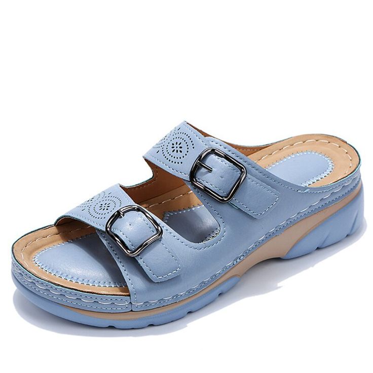 ⏰Last Day 70% OFF 🔥 Breathable Adjustable Ladies Leather Sandals