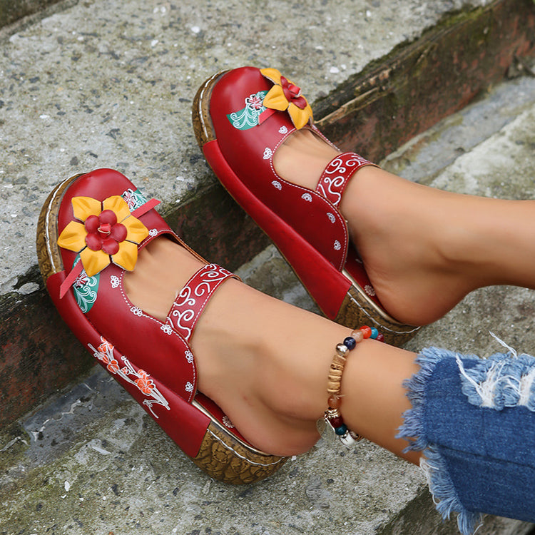 ⏰Last Day 70% OFF 🔥 2026 🌹 Women's Roman Platform Sandals ( Leather Platform Sandals)