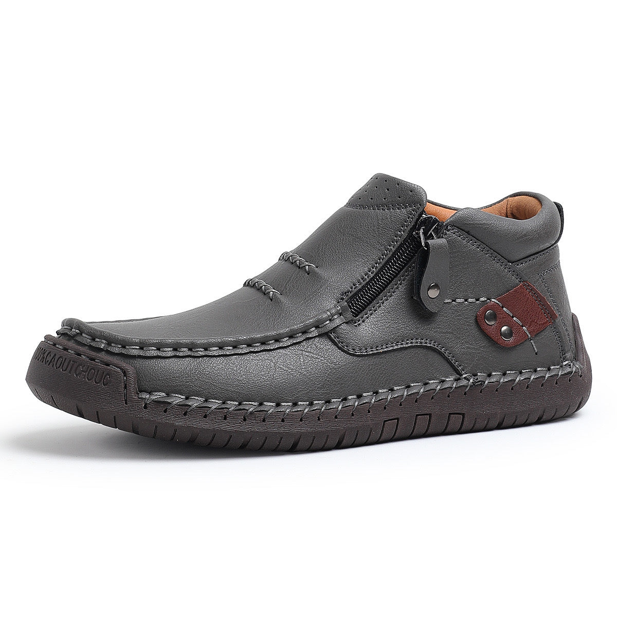 Men's crafted Genuine Leather Boots with Arch Support & Wide Toe Box