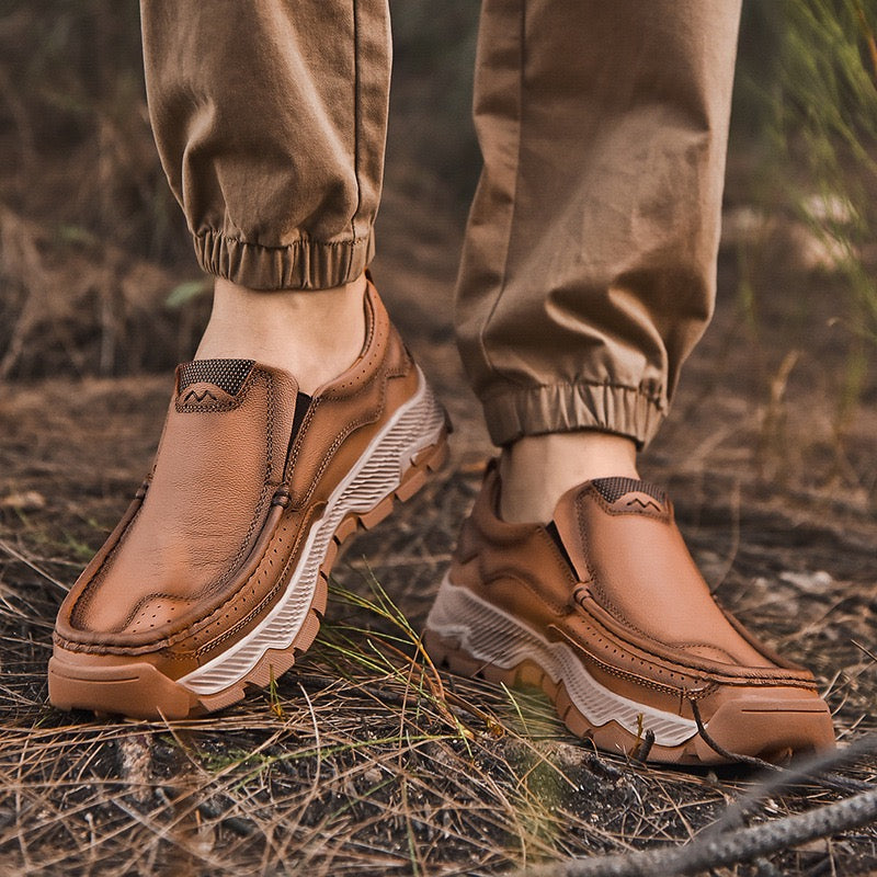 ⏰Promotion - 50% OFF🔥TOPSFANO®Men‘s Genuine Leather Outdoor Loafers