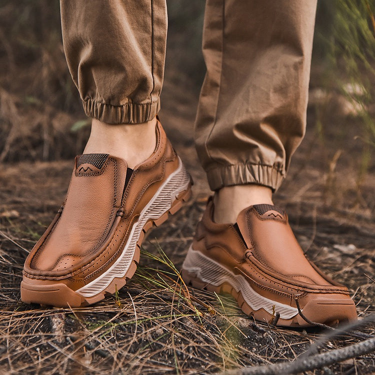 ⏰Promotion - 50% OFF🔥TOPSFANO®Men‘s Genuine Leather Outdoor Loafers