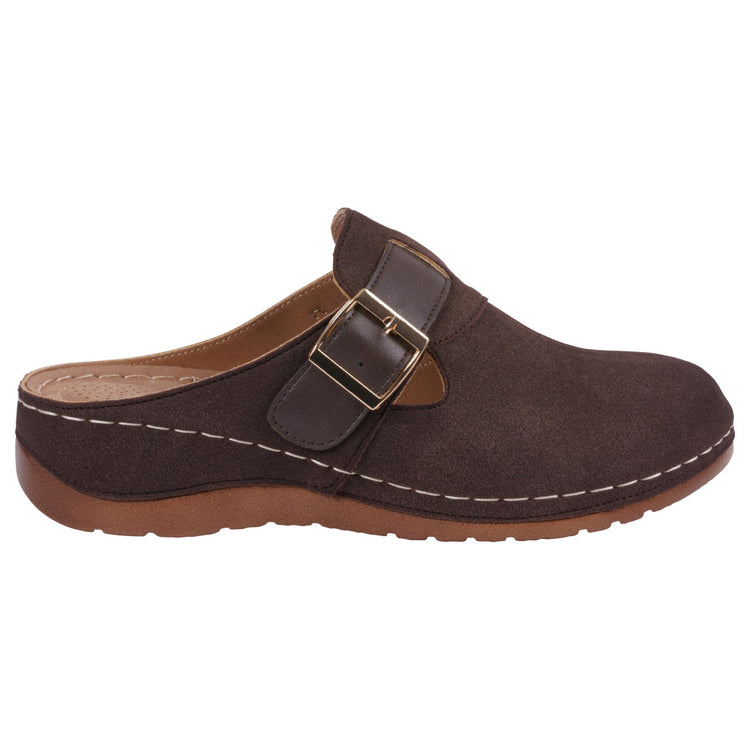 Pippin Women's Pippen Brown Flat - Chic & Comfortable Clogs
