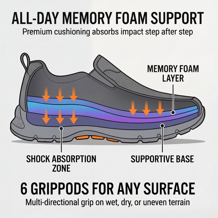 ⏰Last Day 70% OFF 🔥 TOPSFANO® Hands Free Orthopedic Slip On Sneaker