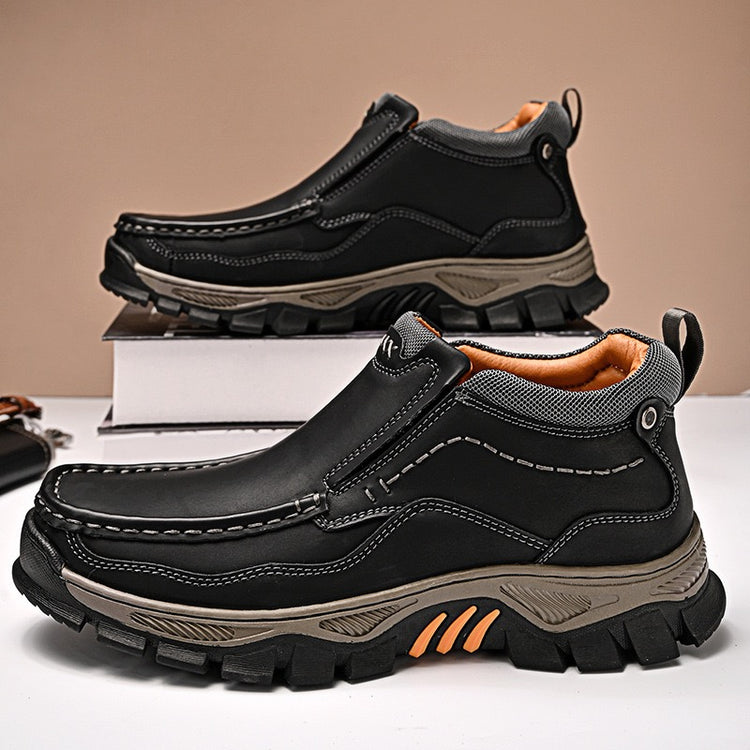⏰Last Day 70% OFF 🔥 TOPSFANO®Men's Genuine Leather Comfortable Walking Boots
