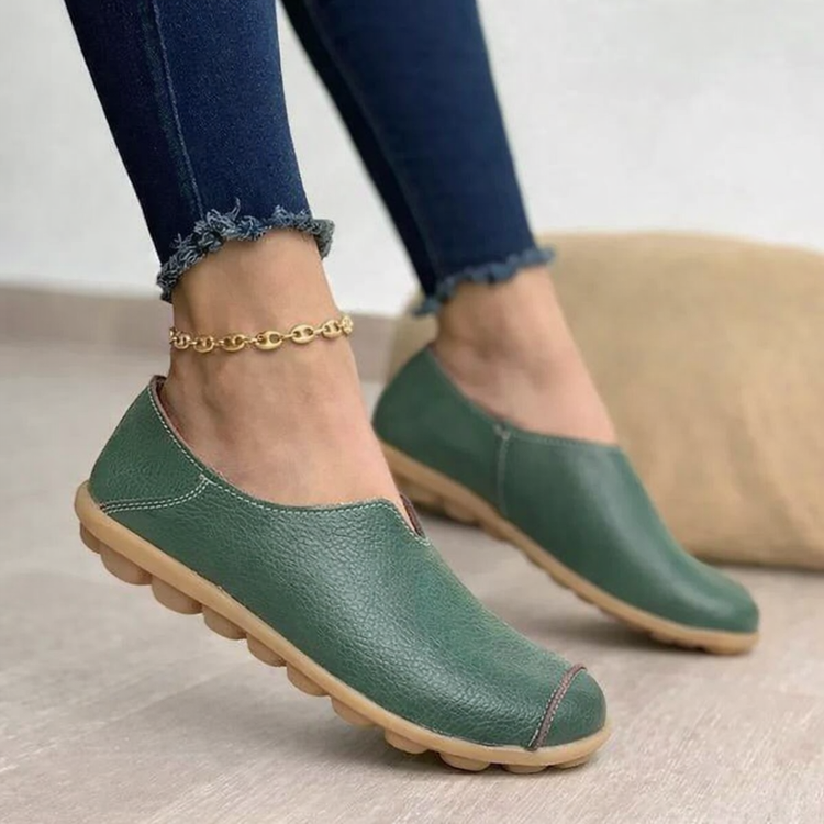Casual textured loafers for women