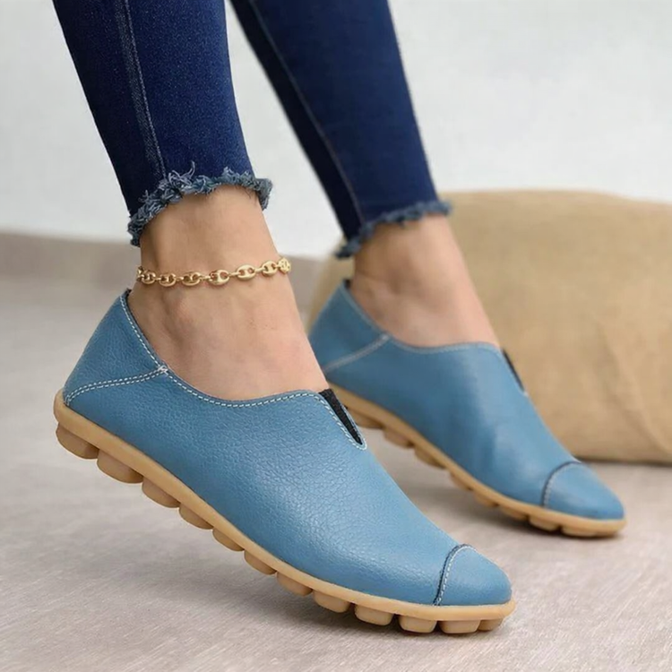 Casual textured loafers for women