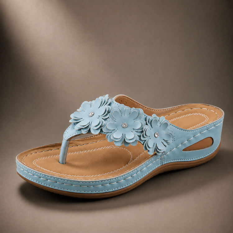 ⏰Last Day 70% OFF 🔥 Comfortable Floral Hiking Sandals for Women - Arch Support and Non-Slip Sole