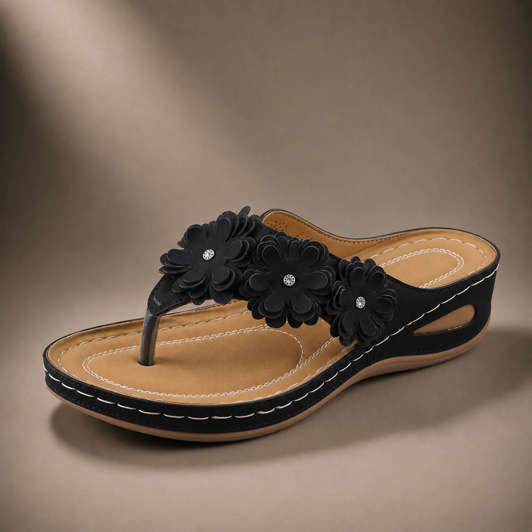 ⏰Last Day 70% OFF 🔥 Comfortable Floral Hiking Sandals for Women - Arch Support and Non-Slip Sole
