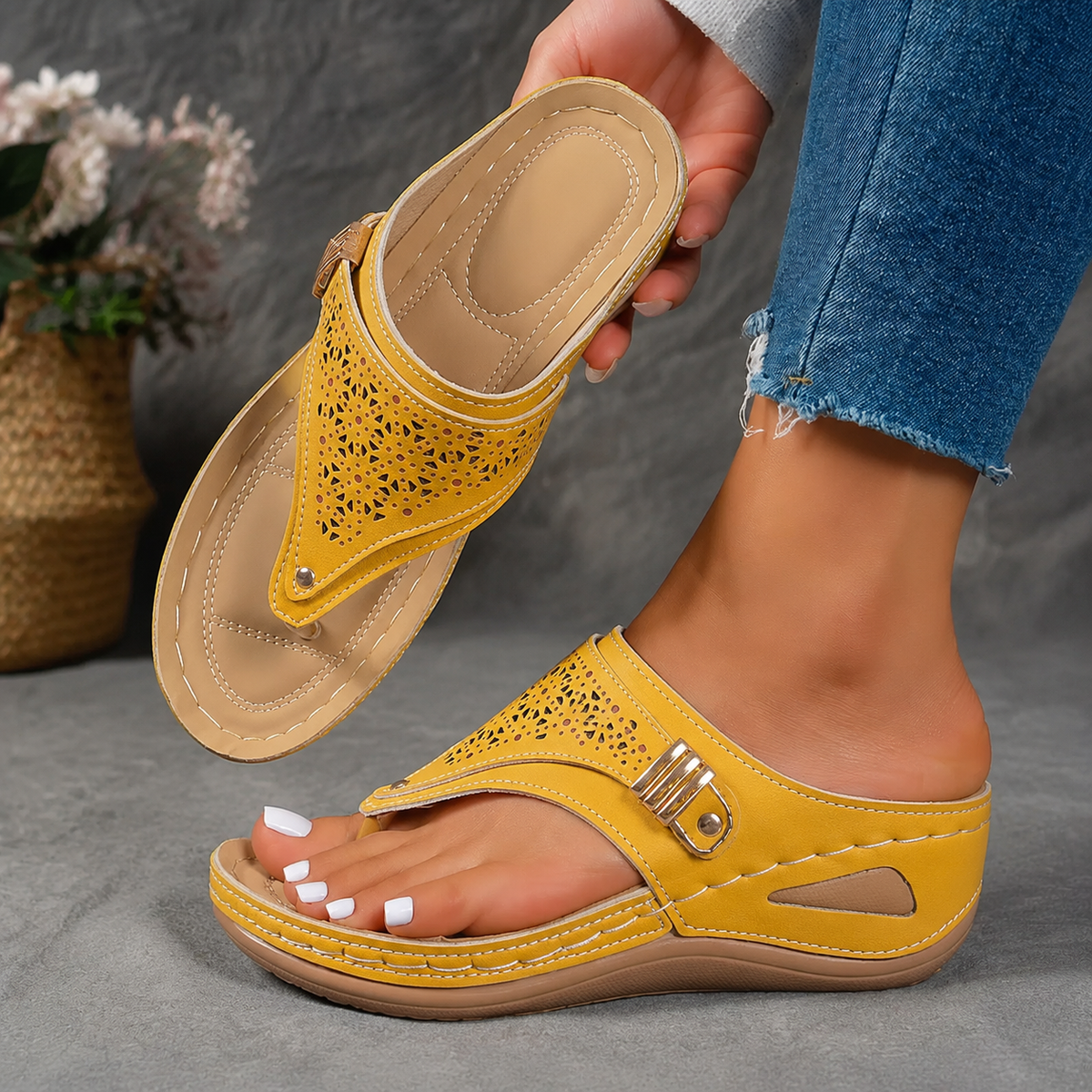 ⏰Last Day 70% OFF 🔥 Atmungsaktive Mesh-Sportsandalen mit rutschfester Sohle