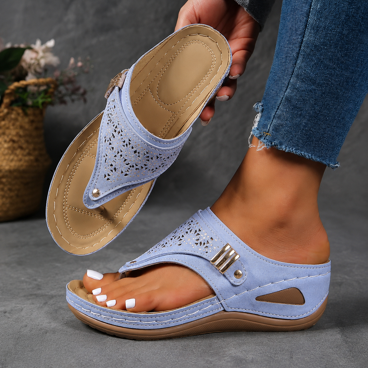 ⏰Last Day 70% OFF 🔥 Atmungsaktive Mesh-Sportsandalen mit rutschfester Sohle