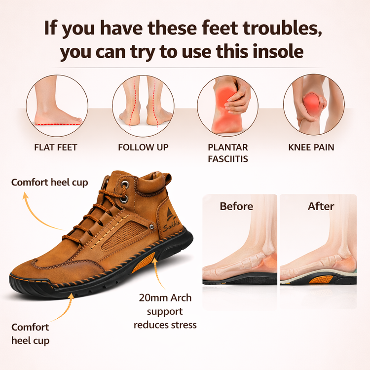⏰Last Day! 70% OFF 🔥TOPSFANO® Men’s Comfort Leather Boots