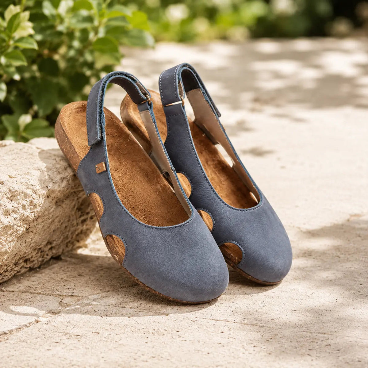 Women Comfort Flat Sandals – Cushioned Adjustable Strap Summer Walking Shoes