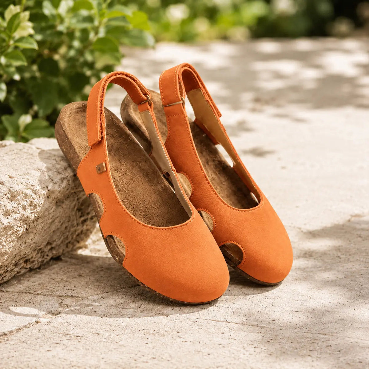 Women Comfort Flat Sandals – Cushioned Adjustable Strap Summer Walking Shoes