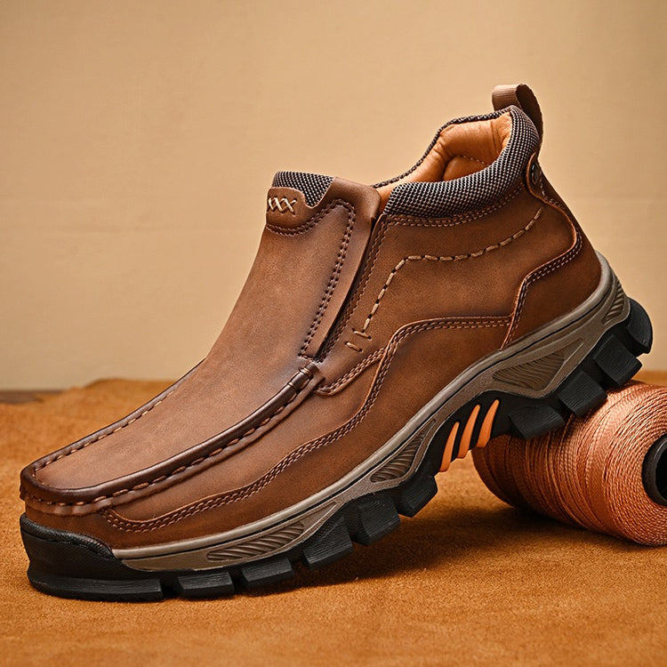 ⏰Last Day 70% OFF 🔥 TOPSFANO®Men's Genuine Leather Comfortable Walking Boots