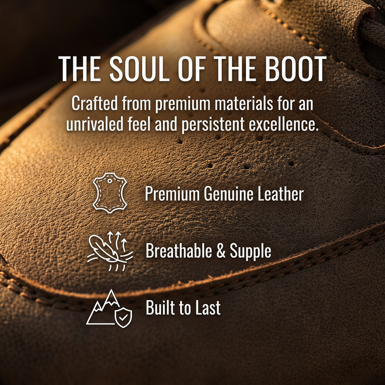 ⏰Last Day 70% OFF 🔥 TOPSFANO®Men's Genuine Leather Outdoor Waterproof Walking Shoes
