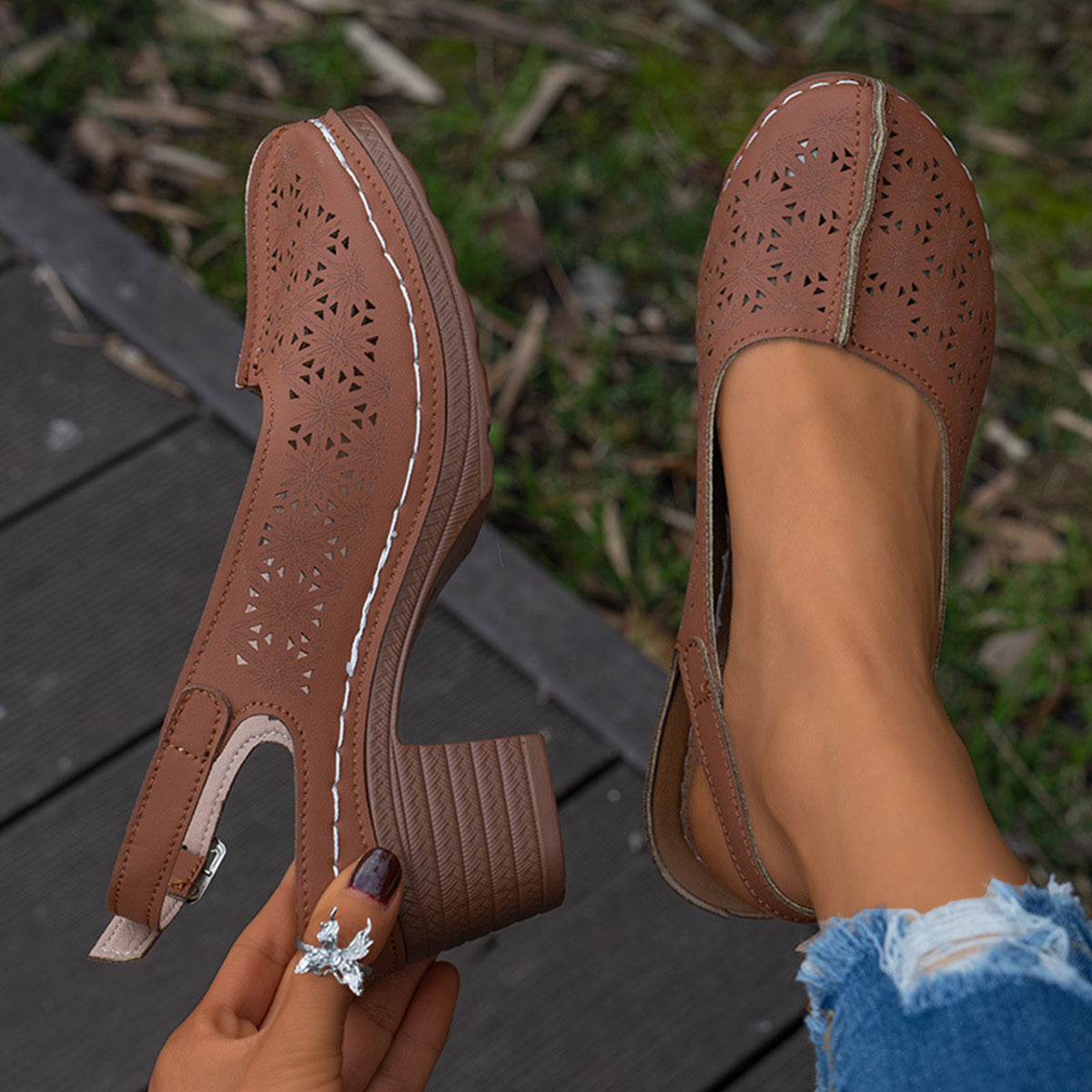 ⏰Last Day 70% OFF 🔥 Women's Closed-Toe Wedge Sandals — The Ultimate Choice for Comfort