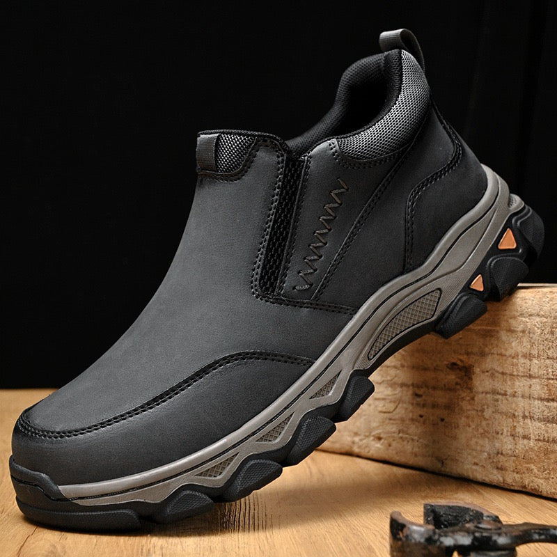 TOPSFANO®Men's Genuine Leather Orthopedic Walking Boots