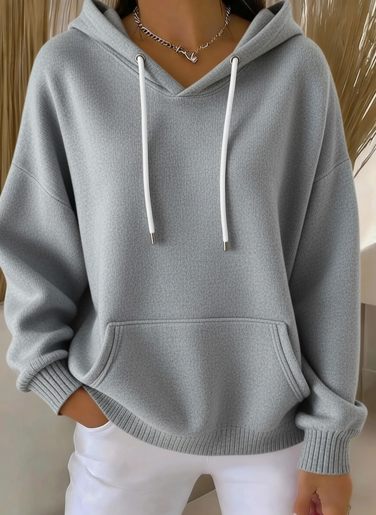 ⏰Last Day 70% OFF 🔥 Women's Casual kint Jacquard Multicolor Hoodie