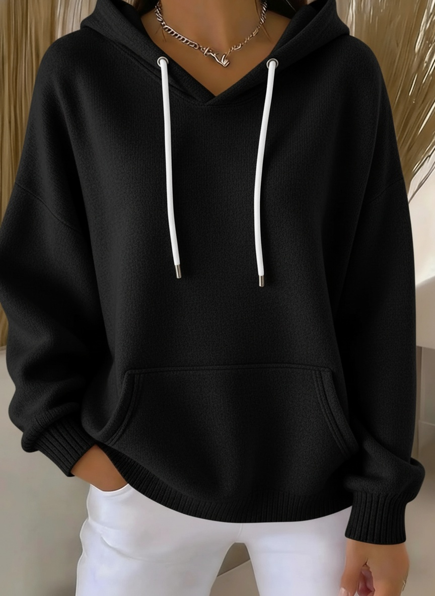 ⏰Last Day 70% OFF 🔥 Women's Casual kint Jacquard Multicolor Hoodie