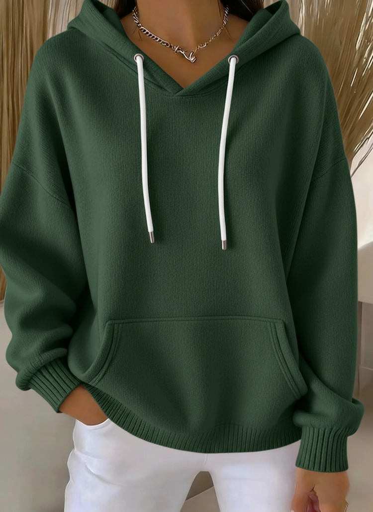 ⏰Last Day 70% OFF 🔥 Women's Casual kint Jacquard Multicolor Hoodie