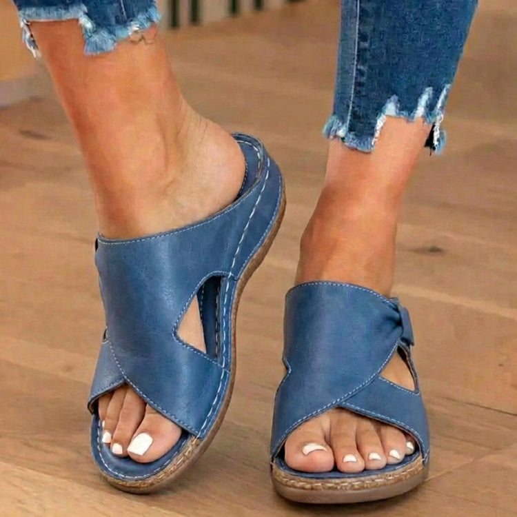 ⏰Last Day 70% OFF 🔥 Cross-Strap Leather Sandals