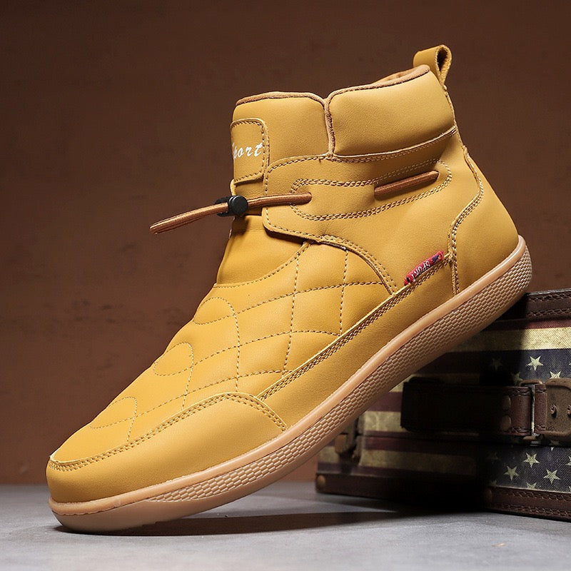 ⏰Last Day! 45% OFF  🔥TOPSFANO®Men’s Cowhide Wide-toe Watreproof Orthopedic Walking Boots