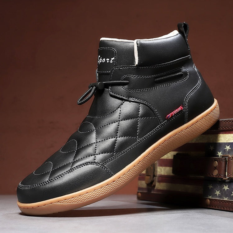 ⏰Last Day! 45% OFF  🔥TOPSFANO®Men’s Cowhide Wide-toe Watreproof Orthopedic Walking Boots