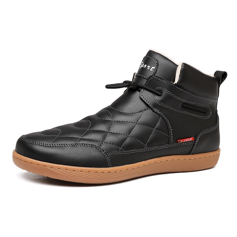 ⏰Last Day! 45% OFF  🔥TOPSFANO®Men’s Cowhide Wide-toe Watreproof Orthopedic Walking Boots