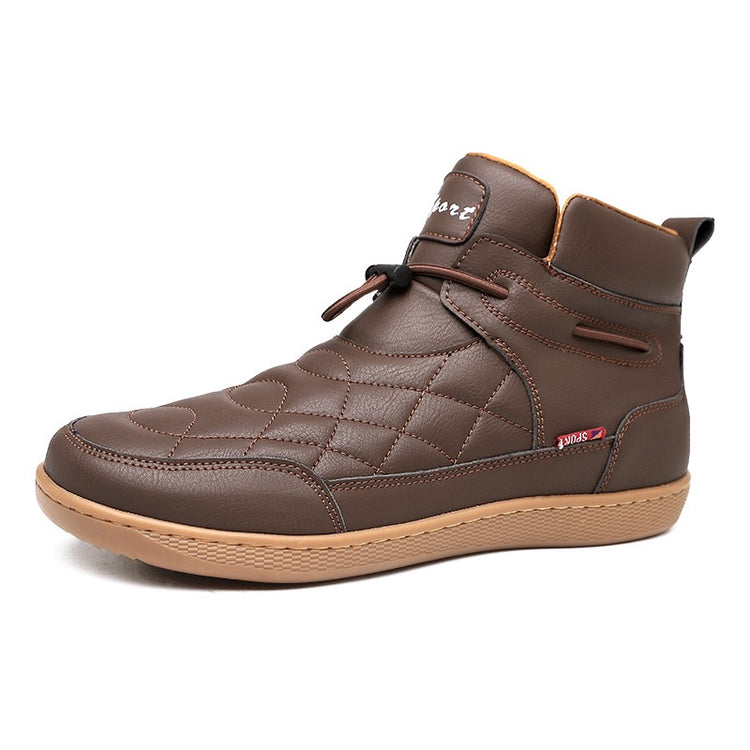 ⏰Last Day! 45% OFF  🔥TOPSFANO®Men’s Cowhide Wide-toe Watreproof Orthopedic Walking Boots