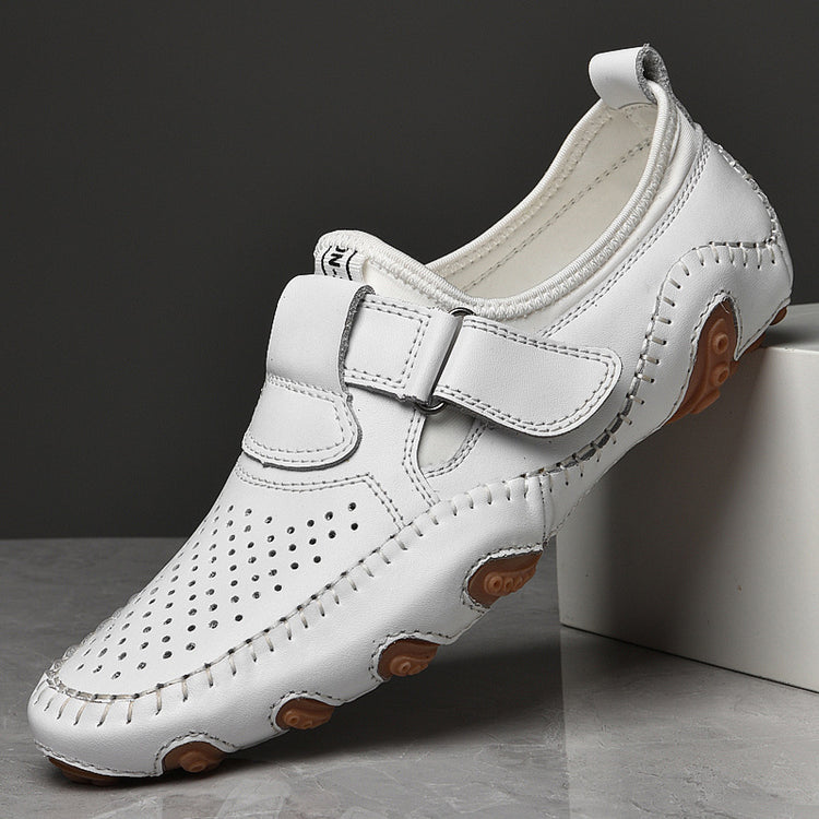 ⏰Last Day 70% OFF 🔥 TOPSFANO® Men's Soft-Sole Leather Slip-On Driving Shoes