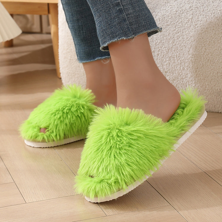 ⏰Last Day 70% OFF 🔥 TOPSFANO® Plush Platform Indoor Slippers