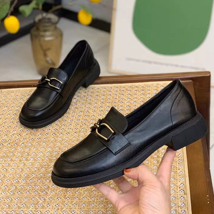 ⏰Last Day 70% OFF 🔥 TOPSFANO® Women's British-Style Leather Flats