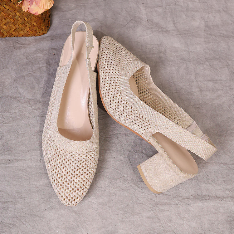 ⏰Last Day 70% OFF 🔥 Women's Breathable High Heel Slipper Sandals