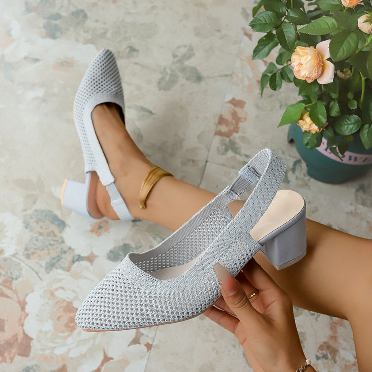 ⏰Last Day 70% OFF 🔥 Women's Breathable High Heel Slipper Sandals