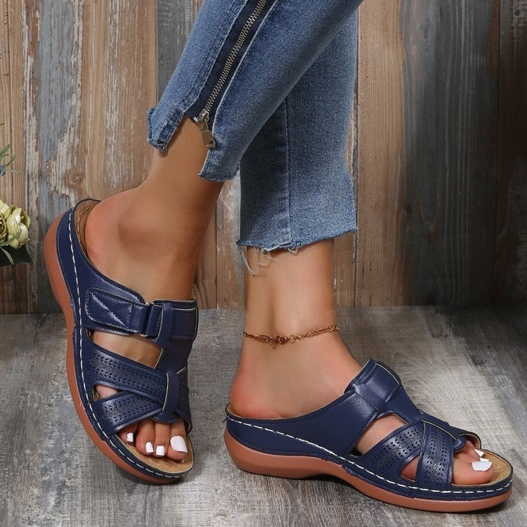 ⏰Last Day 70% OFF 🔥 TOPSFANO® Women's Casual Wedge Slide Sandals