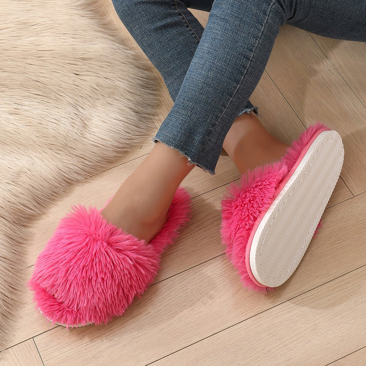 ⏰Last Day 70% OFF 🔥 TOPSFANO® Plush Platform Indoor Slippers