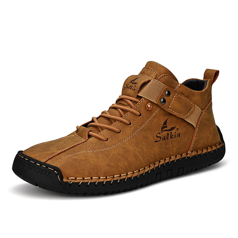 ⏰Last Day 70% OFF 🔥 TOPSFANO® Men's Vintage Strap High-Top Shoes