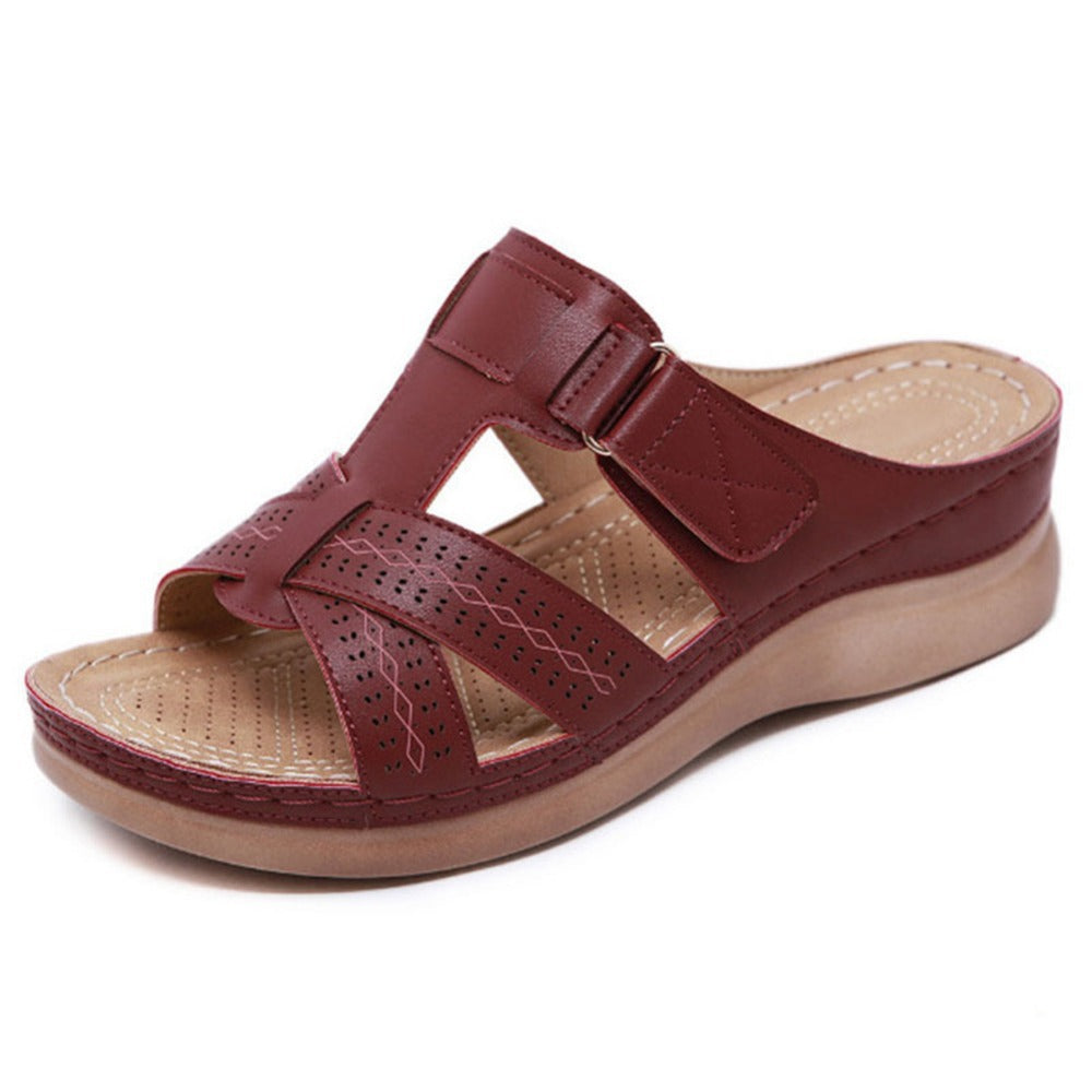⏰Last Day 70% OFF 🔥 TOPSFANO® Women's Casual Wedge Slide Sandals