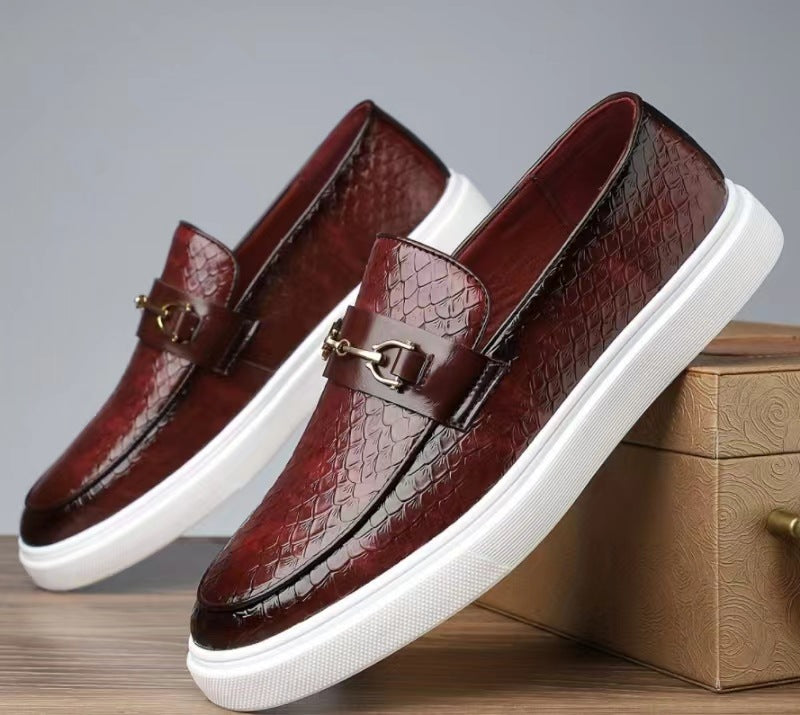 ⏰Last Day 70% OFF 🔥 TOPSFANO® British-Style Breathable Leather Business Casual Shoes