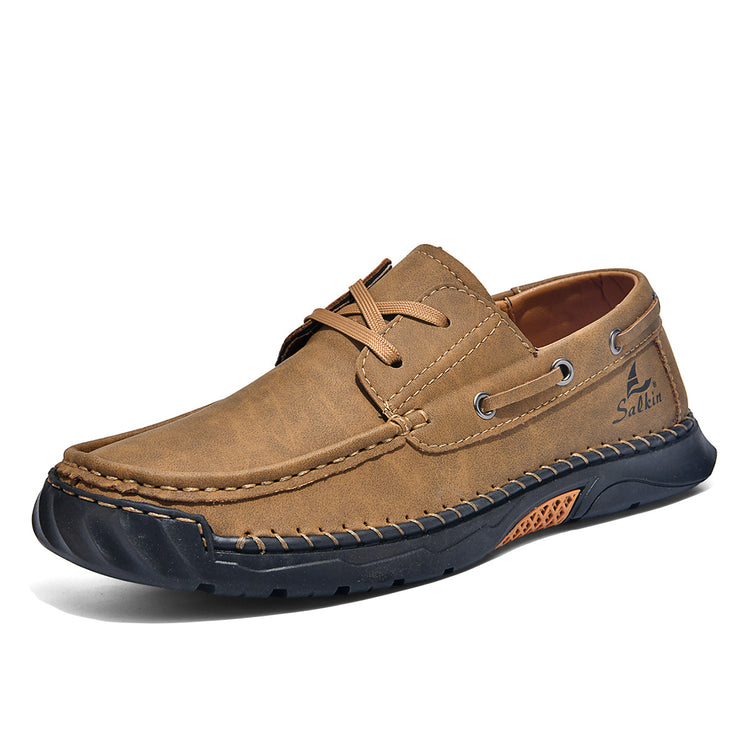 ⏰Last Day 70% OFF 🔥 TOPSFANO® Men's Vintage Lace-Up Casual Loafers