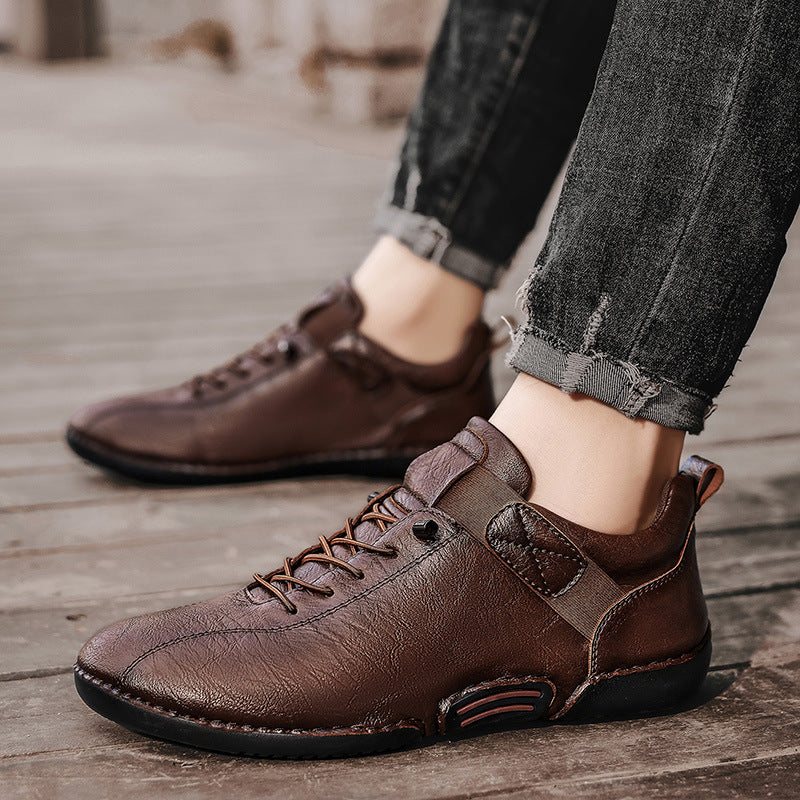 ⏰Last Day 70% OFF 🔥 TOPSFANO® Men's Hand-Stitched Leather Slip-On Loafers