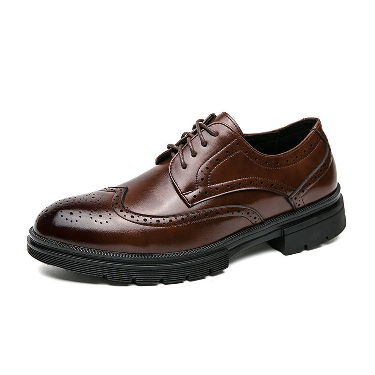 ⏰Last Day 70% OFF 🔥 TOPSFANO® Men's Leather Brogue-Style Dress Loafers