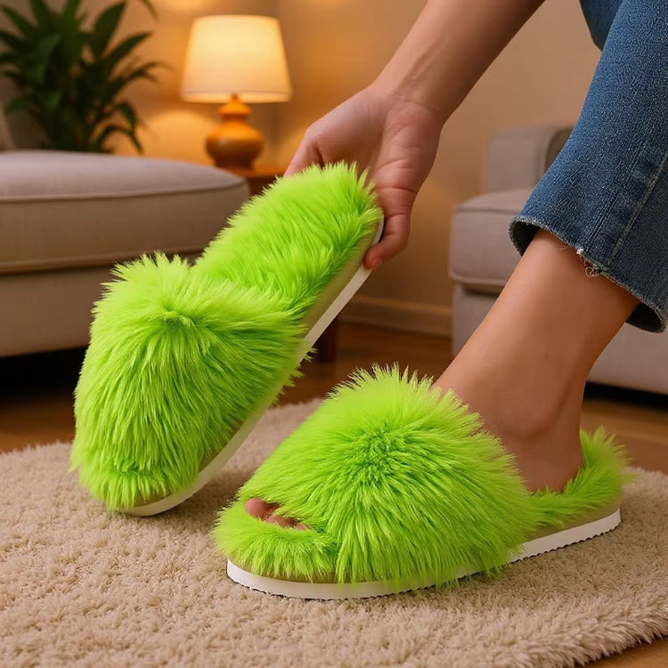 ⏰Last Day 70% OFF 🔥 TOPSFANO® Plush Platform Indoor Slippers