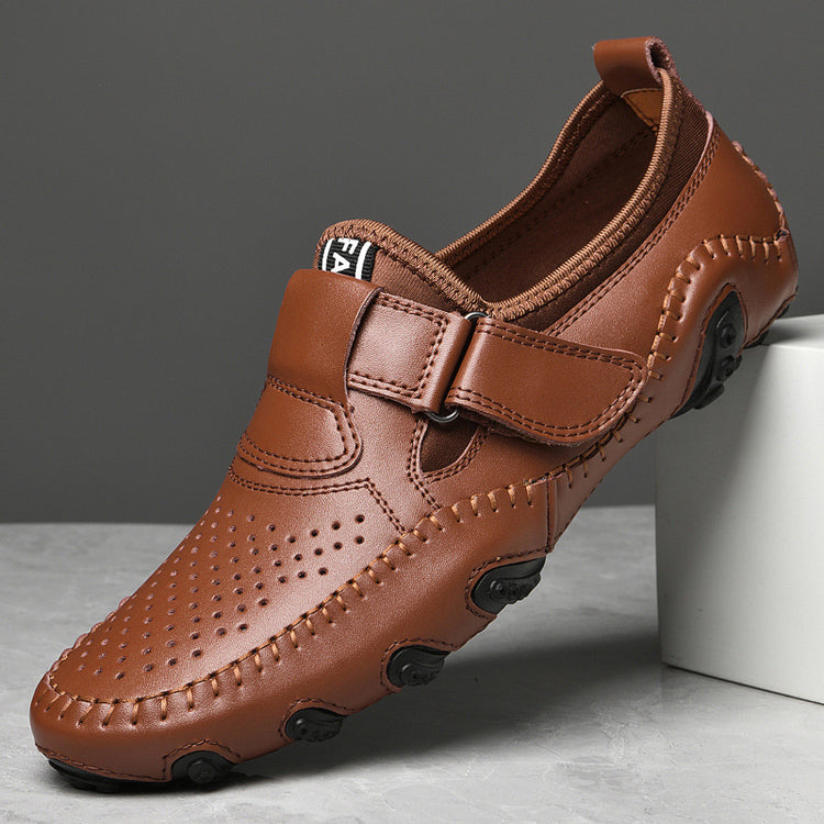 ⏰Last Day 70% OFF 🔥 TOPSFANO® Men's Soft-Sole Leather Slip-On Driving Shoes