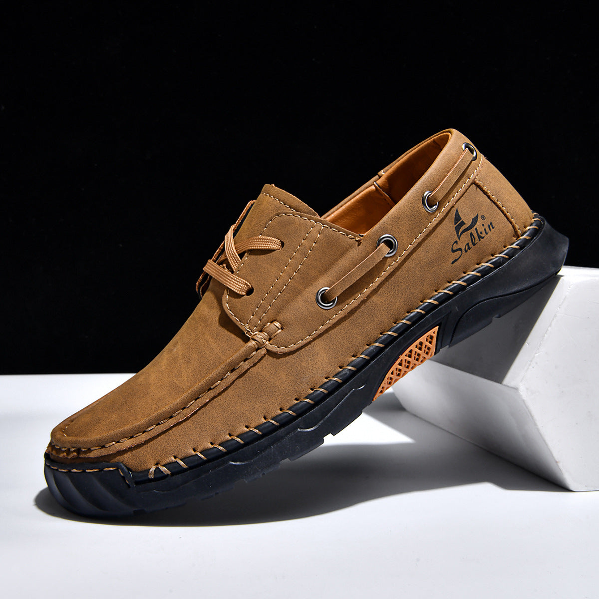 ⏰Last Day 70% OFF 🔥 TOPSFANO® Men's Vintage Lace-Up Casual Loafers