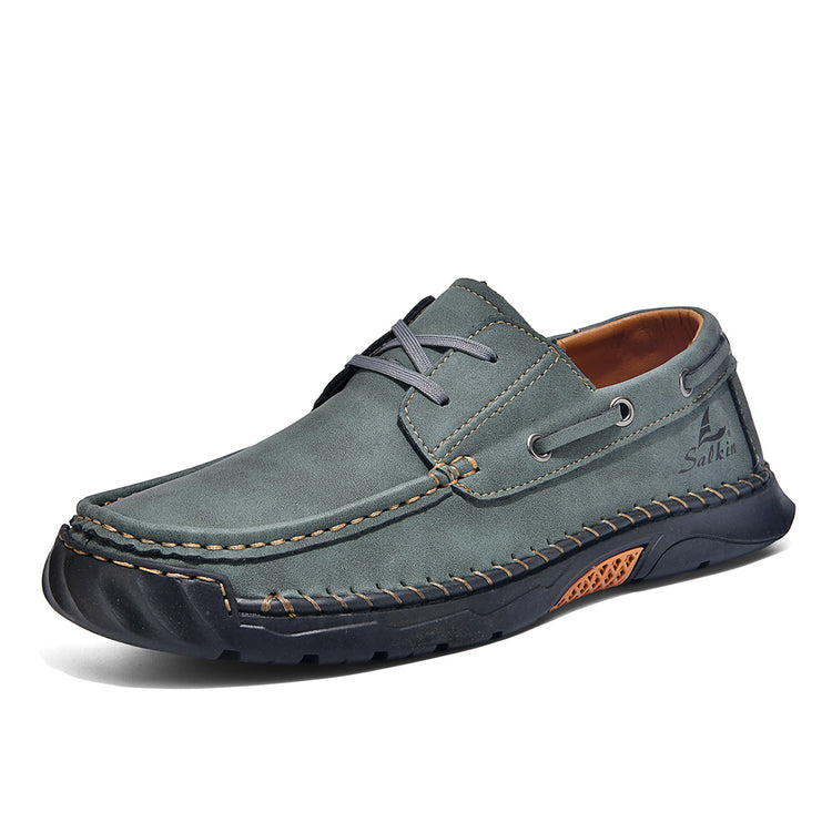 ⏰Last Day 70% OFF 🔥 TOPSFANO® Men's Vintage Lace-Up Casual Loafers