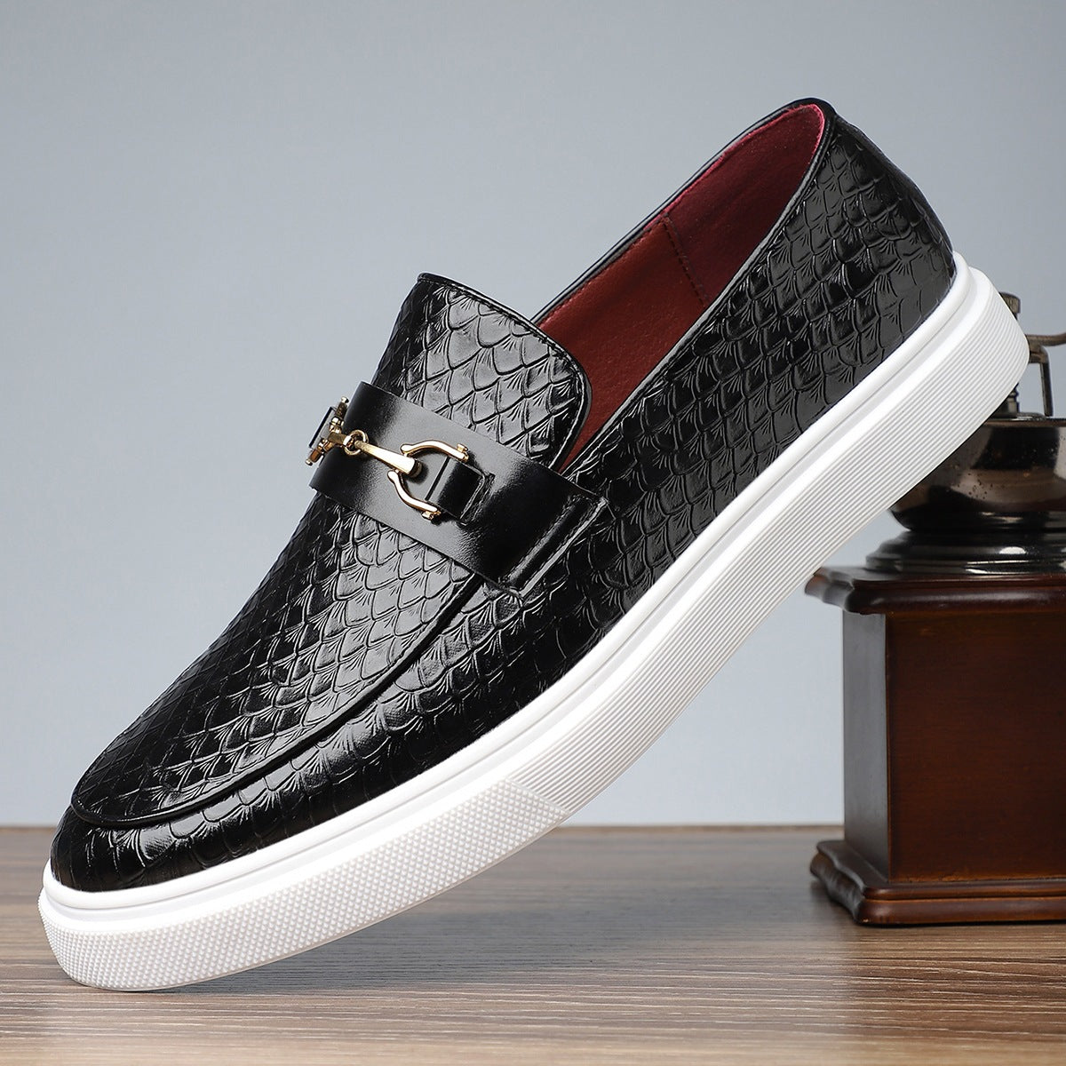 ⏰Last Day 70% OFF 🔥 TOPSFANO® British-Style Breathable Leather Business Casual Shoes