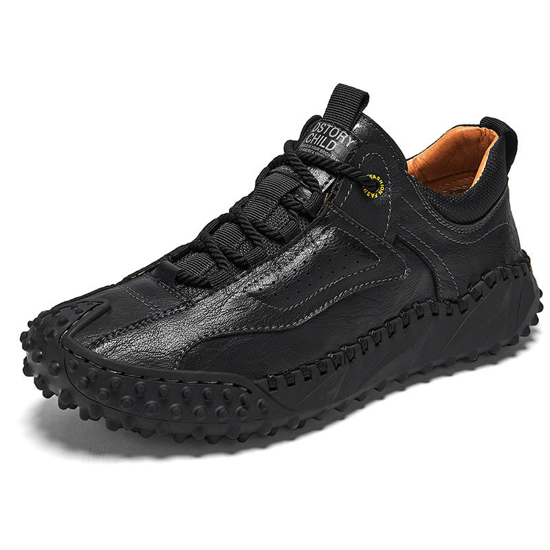 ⏰Last Day 70% OFF 🔥 TOPSFANO® Men's Leather Lace-Up Casual Shoes