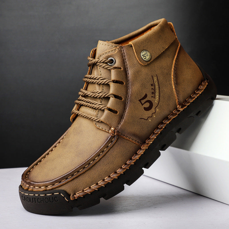 ⏰Last Day 70% OFF 🔥 TOPSFANO® Men's Vintage Lace-Up Ankle Boots
